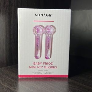 NIB SONAGE BABY FRIOZ MINI ICY GLOBES  Facial Globes For Face and Eye Puffiness
